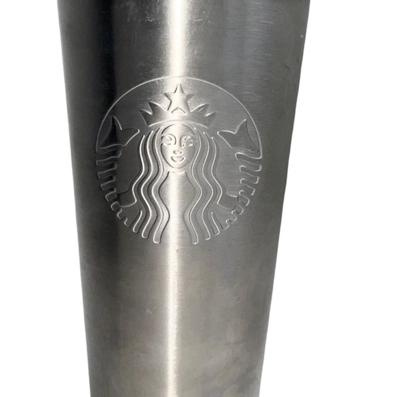 Stainless Steel Starbucks Tumbler 2014 16oz tumbler with straw - Picture 2 of 5